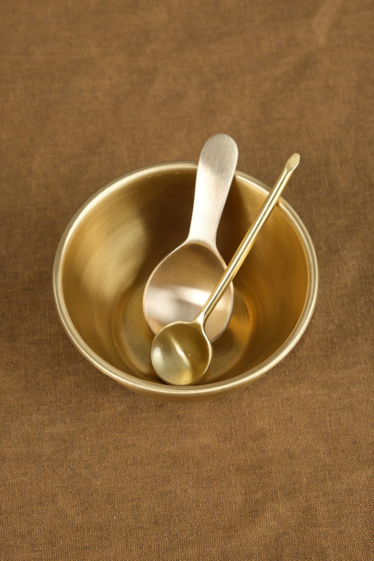 Fog Linen Work Home Kitchen Serving Small Brass Bowl Brass / 3.5" Dia X 1.5" H