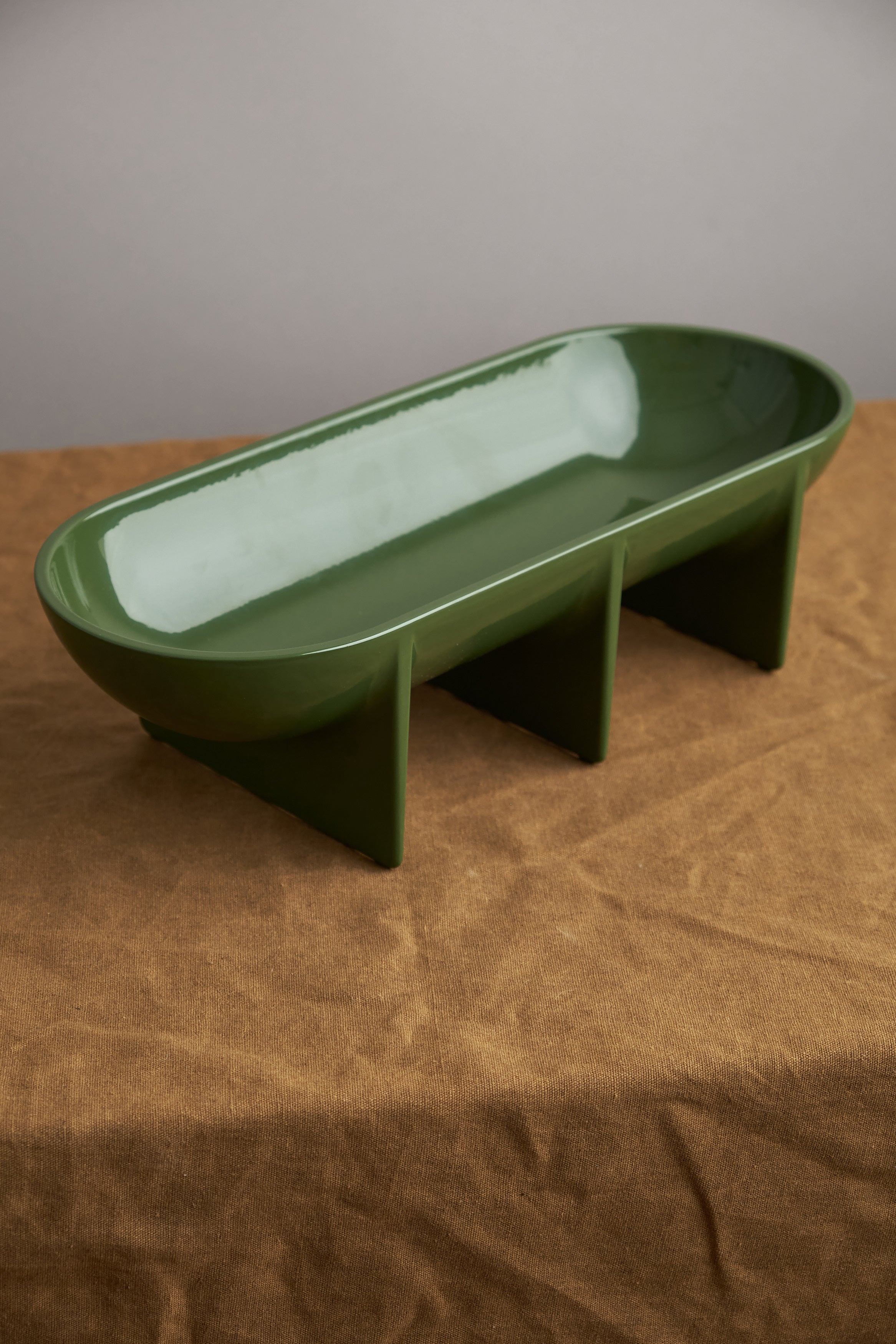 Fort Standard Long Standing Bowl in Moss