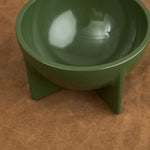 Fort Standard Home Vessels Small Standing Bowl in Moss Moss