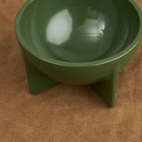 Fort Standard Home Vessels Small Standing Bowl in Moss Moss