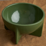 Fort Standard Home Vessels Small Standing Bowl in Moss Moss