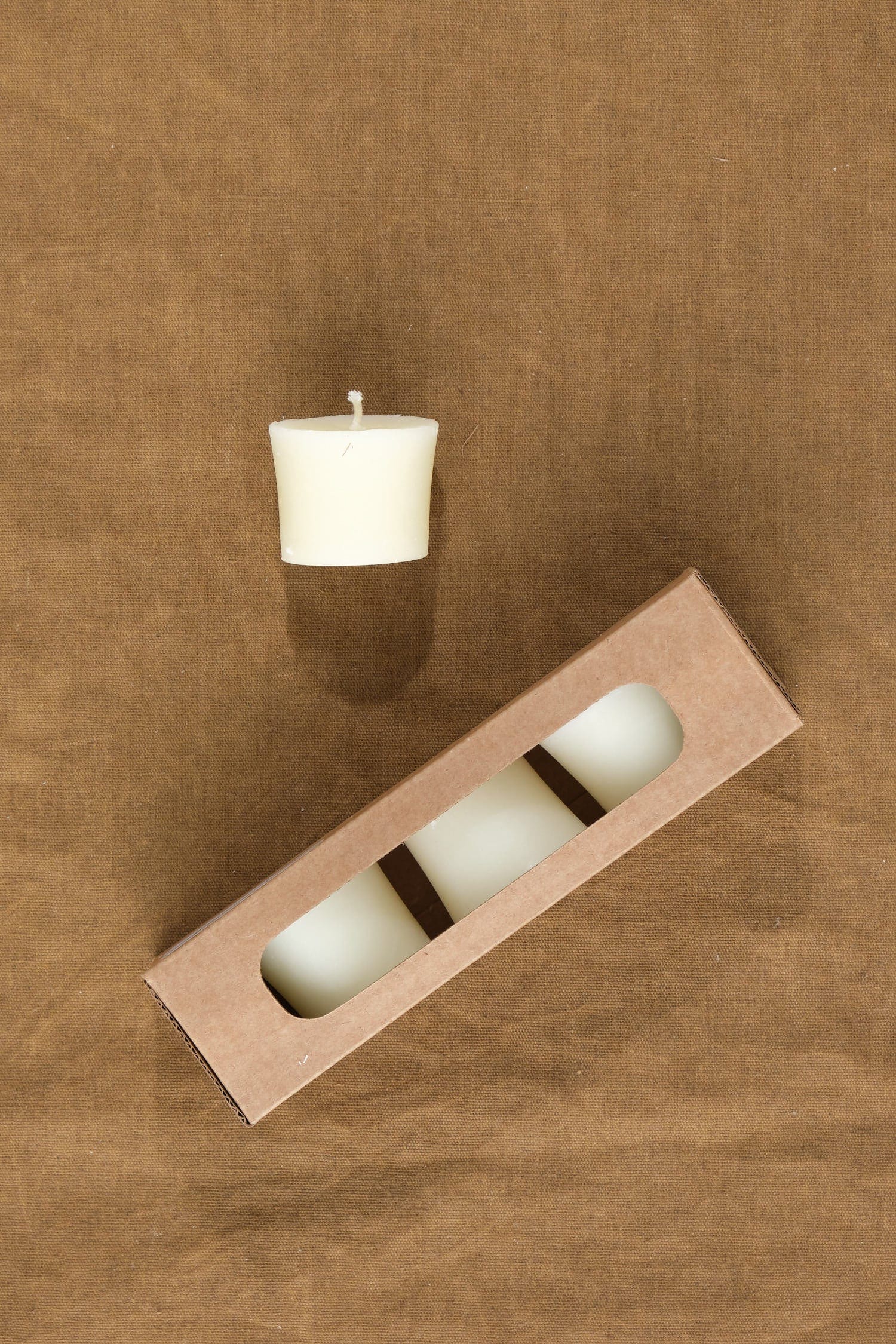 Greentree Home Home Candles Votive Candles Cream / Set of 4