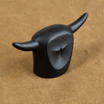 Horns on Cow Paper Weight