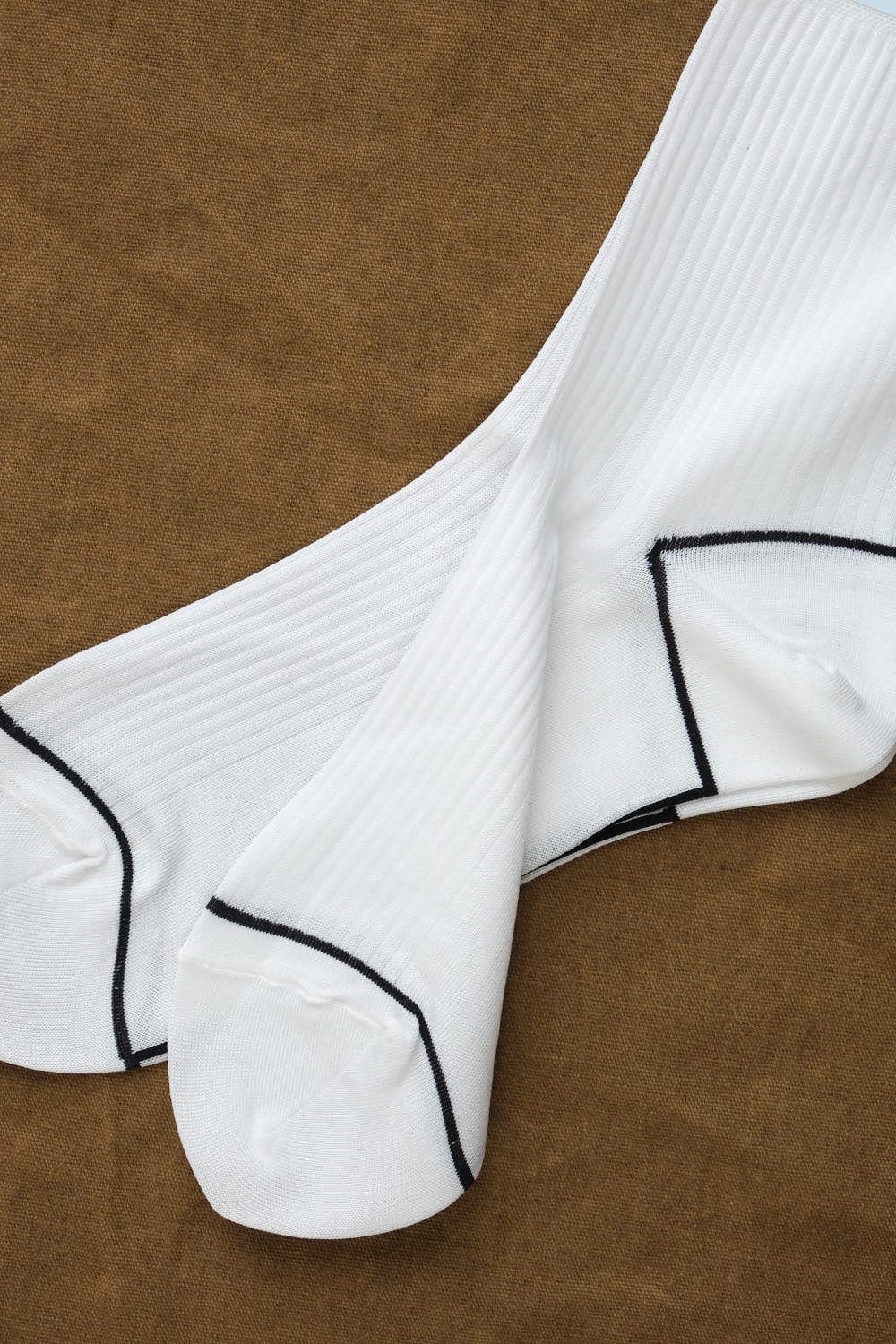 Outline Crew Socks