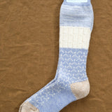 Hansel From Basel Accessories Socks and Tights Louie Wool Boot Crew Socks in Periwinkle