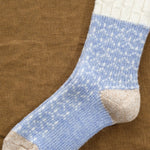 Hansel From Basel Accessories Socks and Tights Louie Wool Boot Crew Socks in Periwinkle