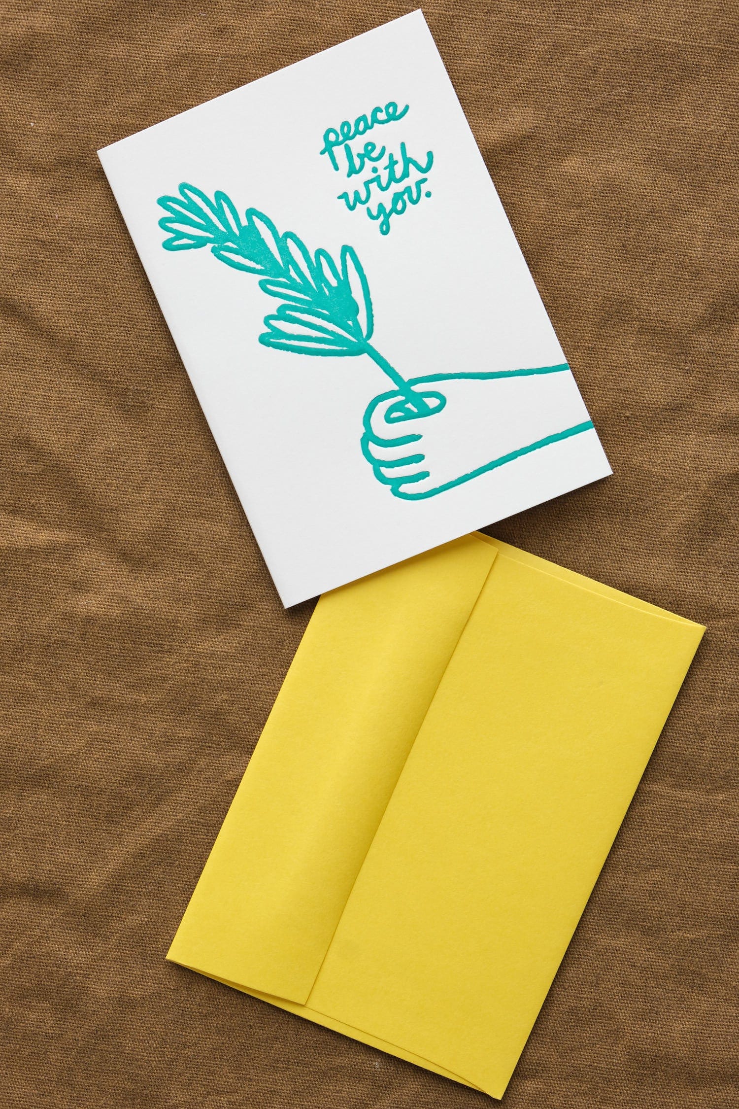 Peace Be With You Card with envelope