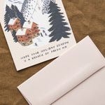 Small Adventure Craft Stationery Ski Resort Card Cardstock / 4.25" X 5.5"