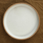 Humble Ceramics Home Kitchen Serving Cazuela Platter in Sandstone Sandstone/Snow White / 11" Dia X 1.75" H