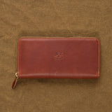 Il Bisonte Accessories Wallets Ametista Zip Around Wallet Seppia / 7.5" L X 4" W