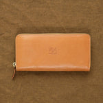 Il Bisonte Accessories Wallets Ametista Zip Around Wallet Naturale / 7.5" L X 4" W