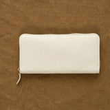 Il Bisonte Accessories Wallets Ametista Zip Around Wallet Avorio / 7.5" L X 4" W