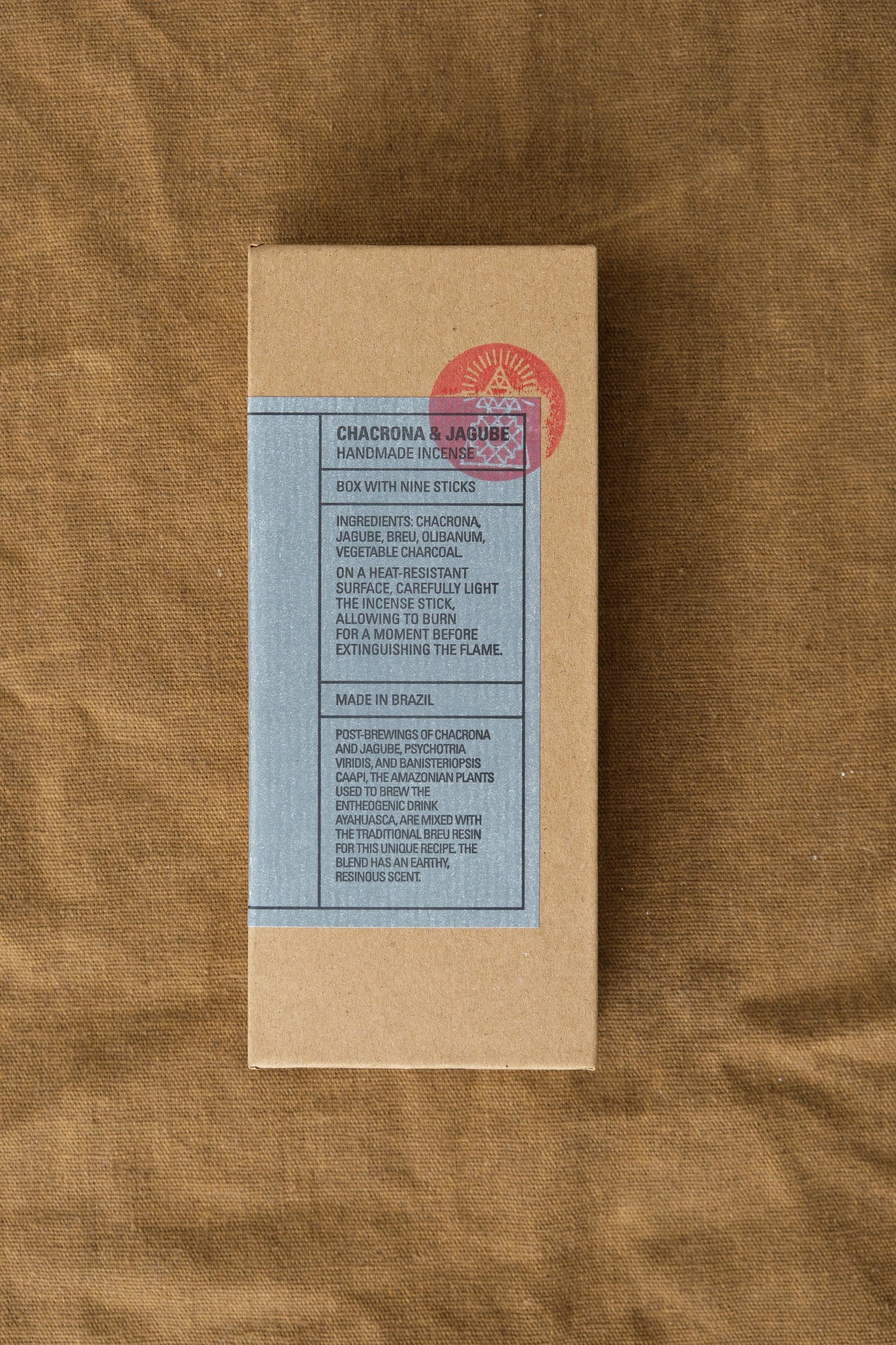 Incausa Home Incense Breu Resin Incense in Charcona and Jagube Charcona and Jagube