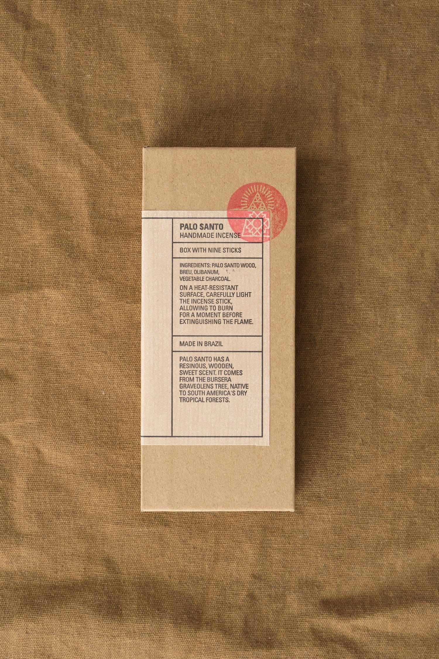 Incausa Home Incense Breu Resin Incense in Palo Santo Palo Santo
