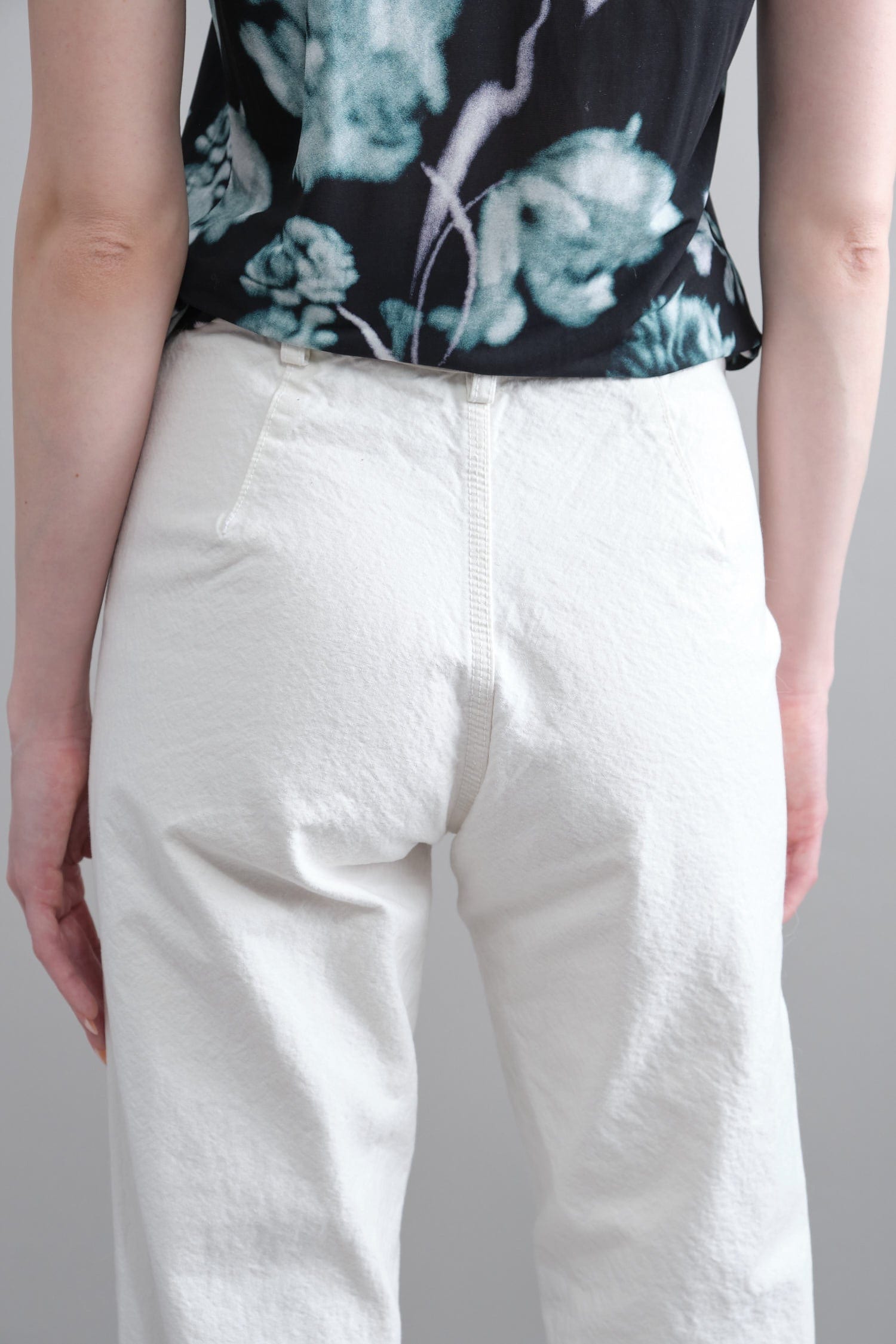 Jesse Kamm Apparel Womens Pants Ranger Pant in Salt White