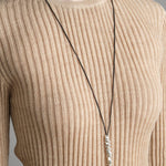 Jill Platner Jewelry Necklaces Birdbone on Long Gortex Necklace