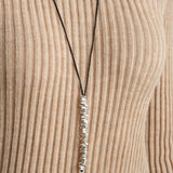 Jill Platner Jewelry Necklaces Birdbone on Long Gortex Necklace