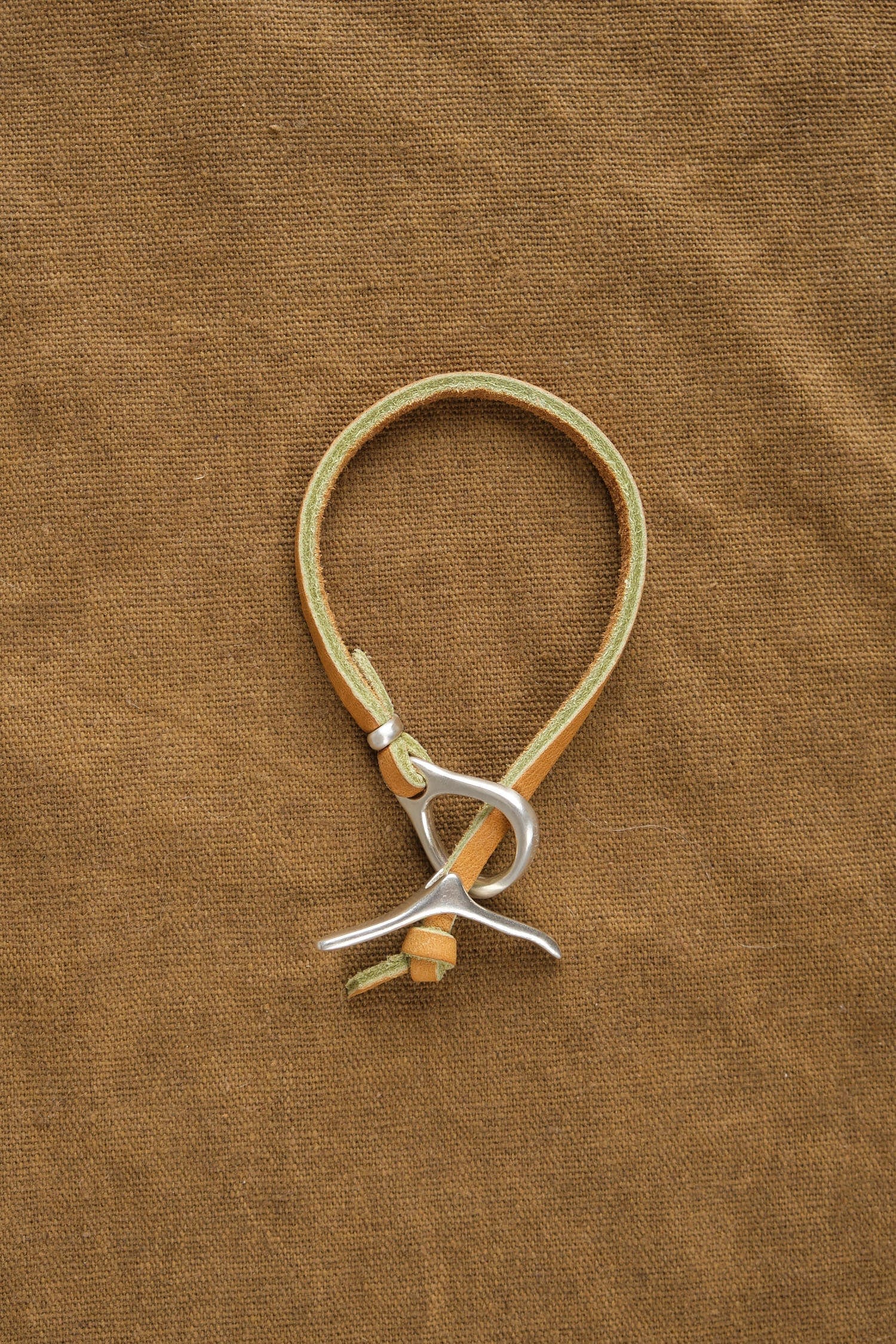 Jill Platner Jewelry Bracelets JP Clasp Rawhide Bracelet in Tan Tan / 7"