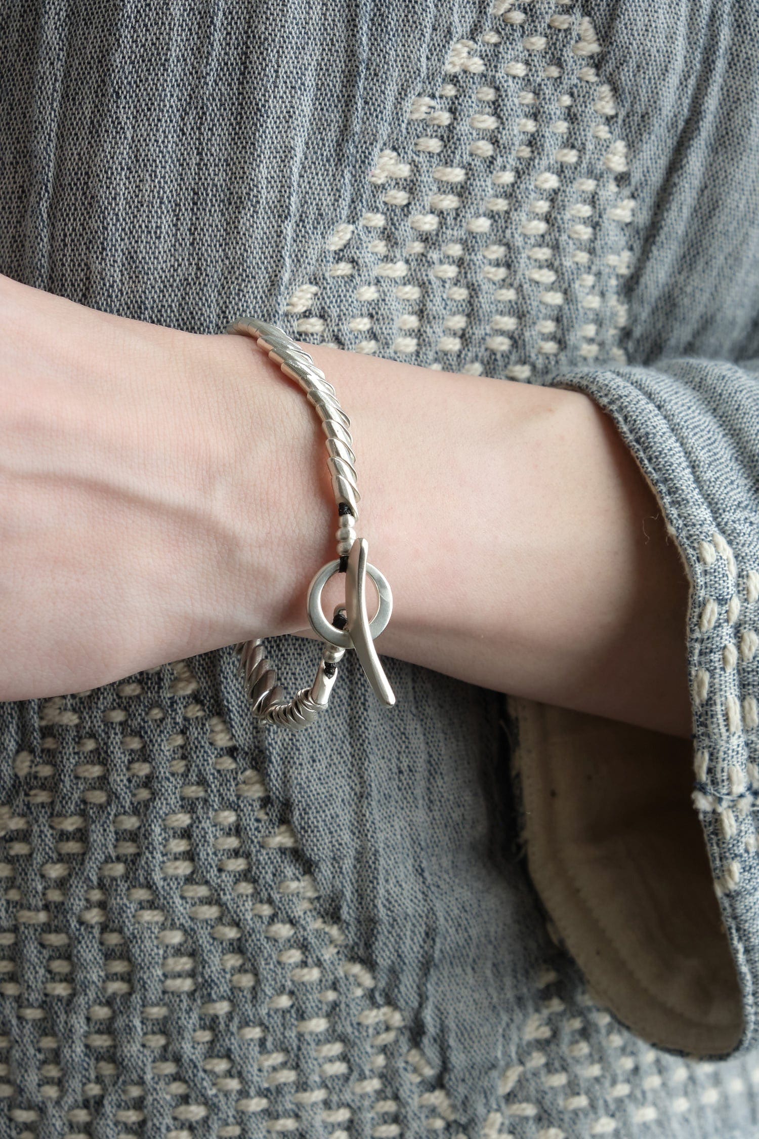 Jill Platner Jewelry Bracelets Sea Foam Bracelet Sterling Silver / 7"