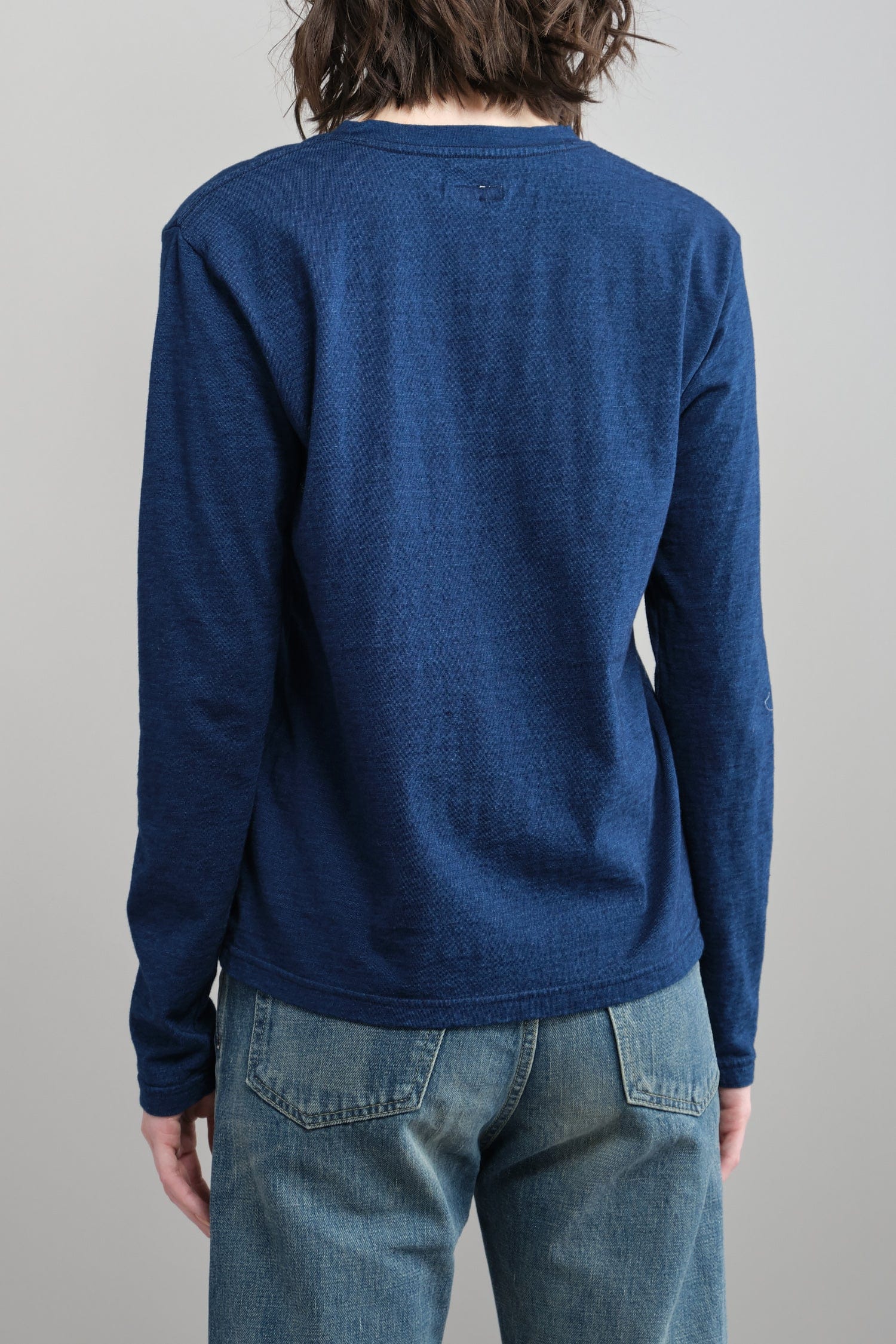 Back of IDG Jersey Pocket Long Sleeve T