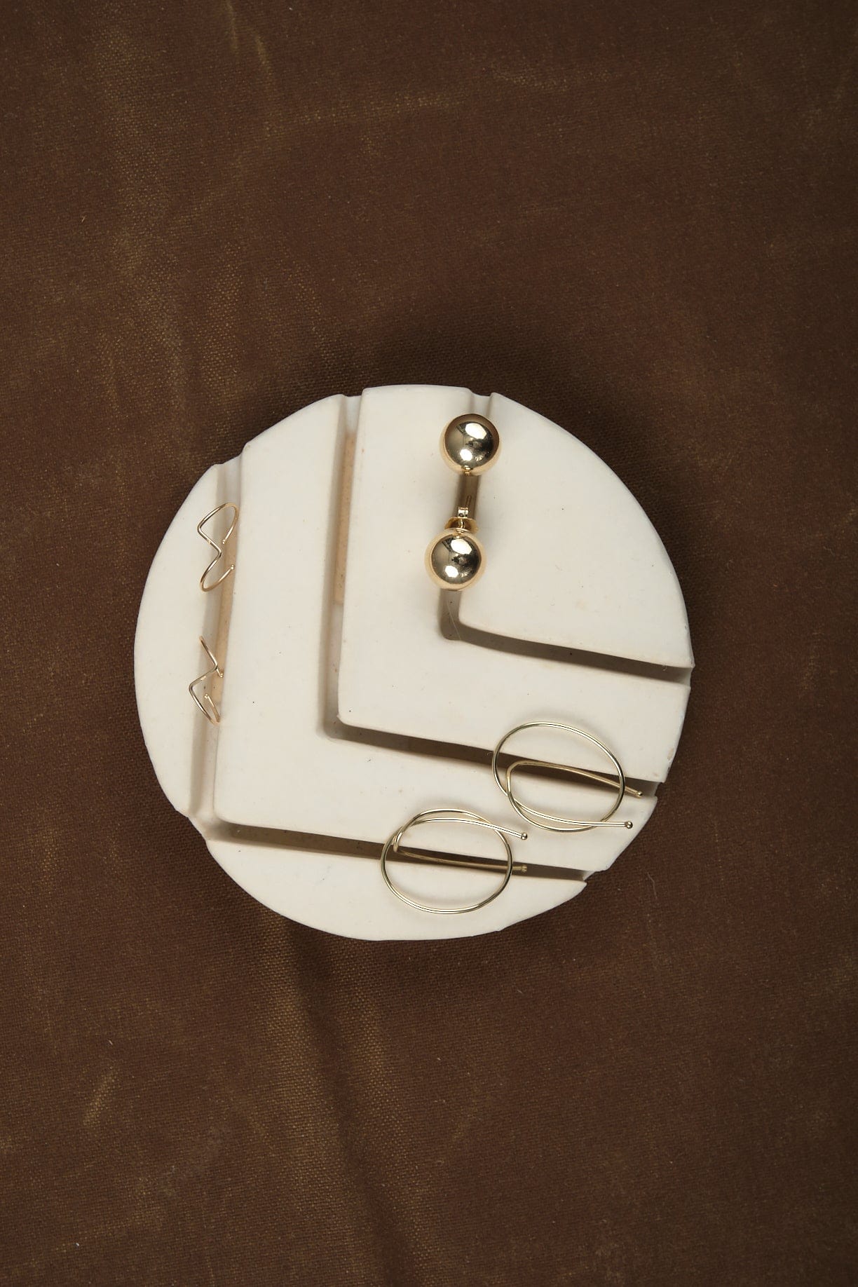 Kathleen Whitaker Jewelry Earrings Medium Sphere Stud