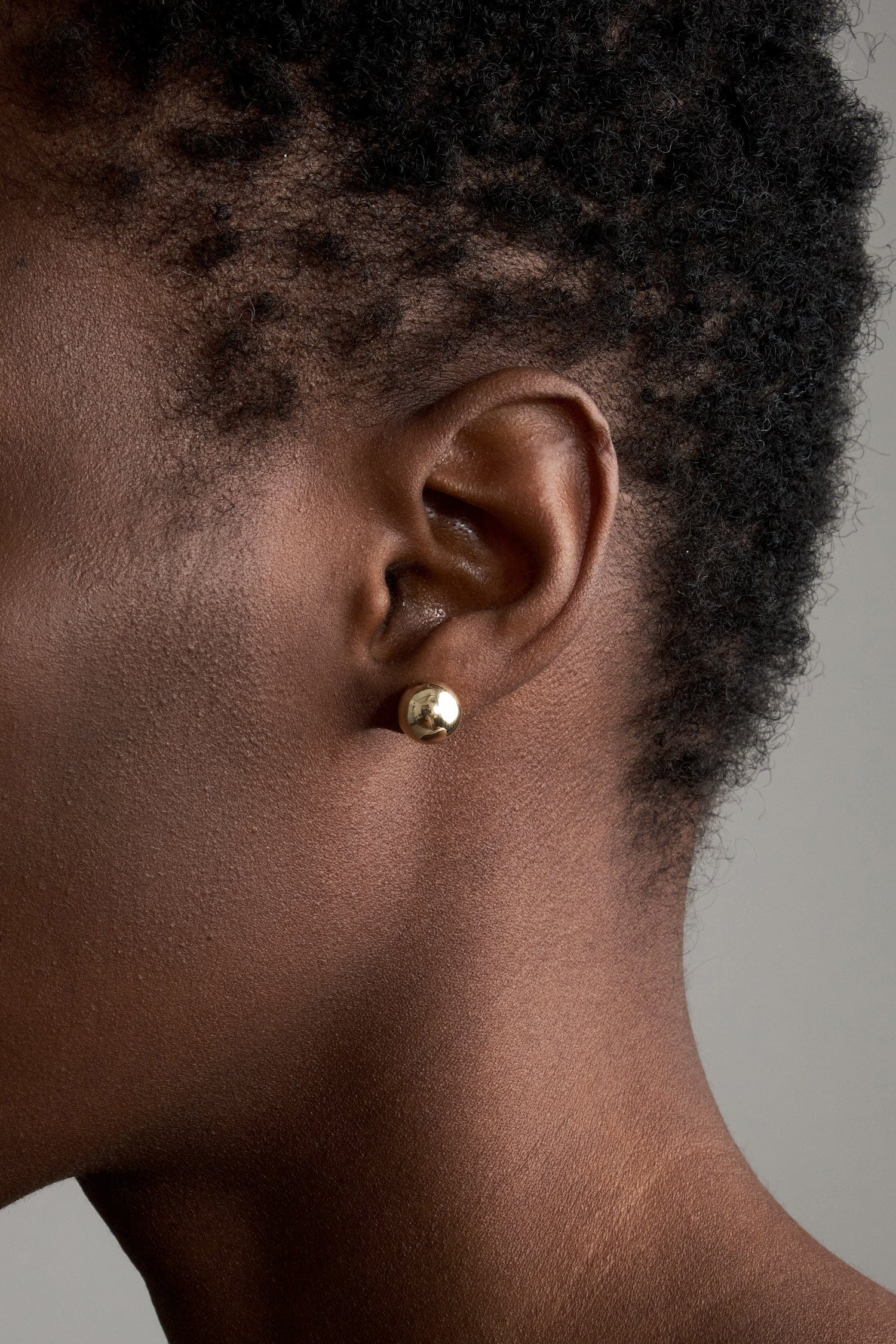 Kathleen Whitaker Jewelry Earrings Medium Sphere Stud