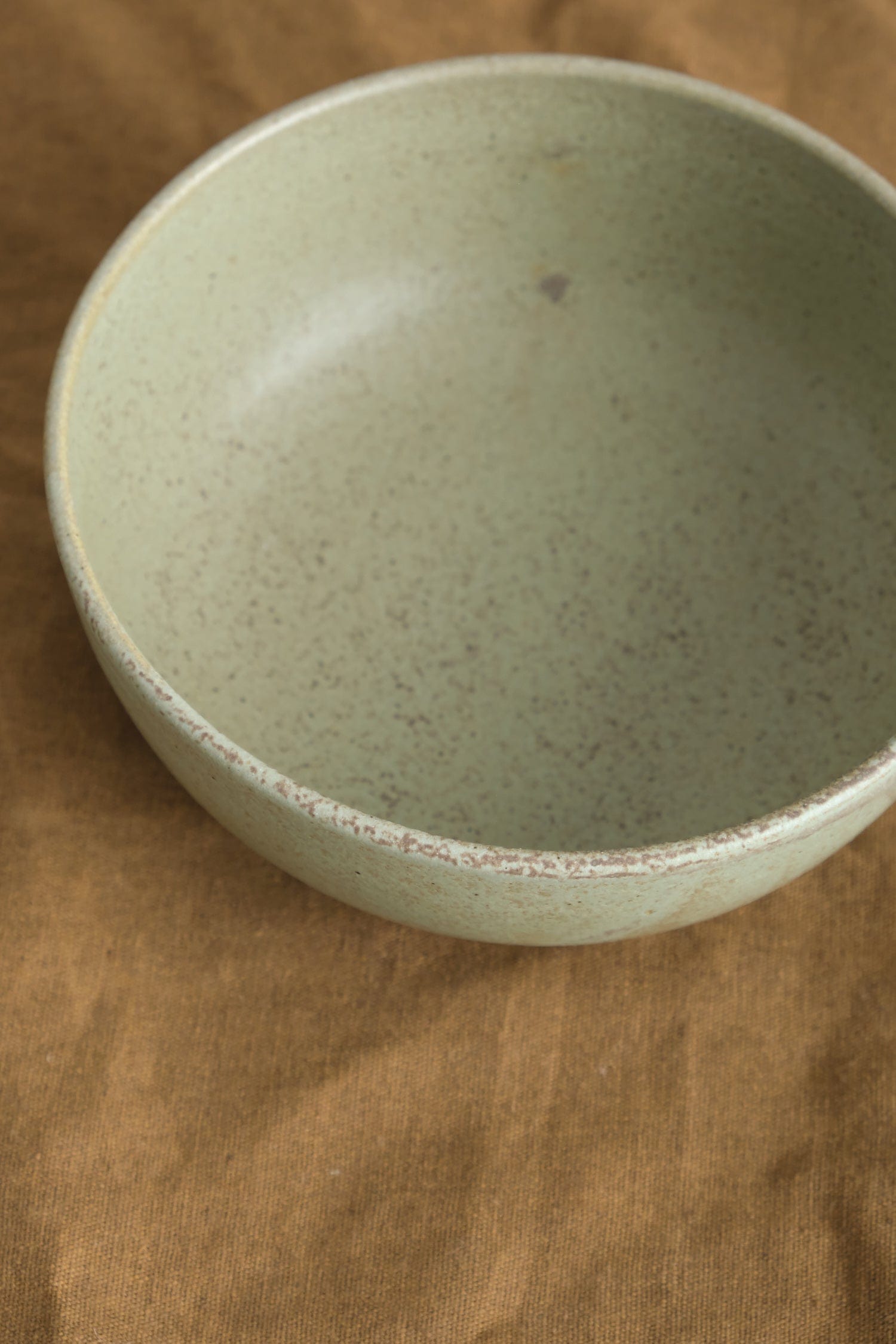Inside of Cereal Bowl in Jade