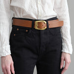 KikaNY Accessories Belts B5 Buckle Belt in Tan Tan / 28