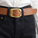 KikaNY Accessories Belts B5 Buckle Belt in Tan