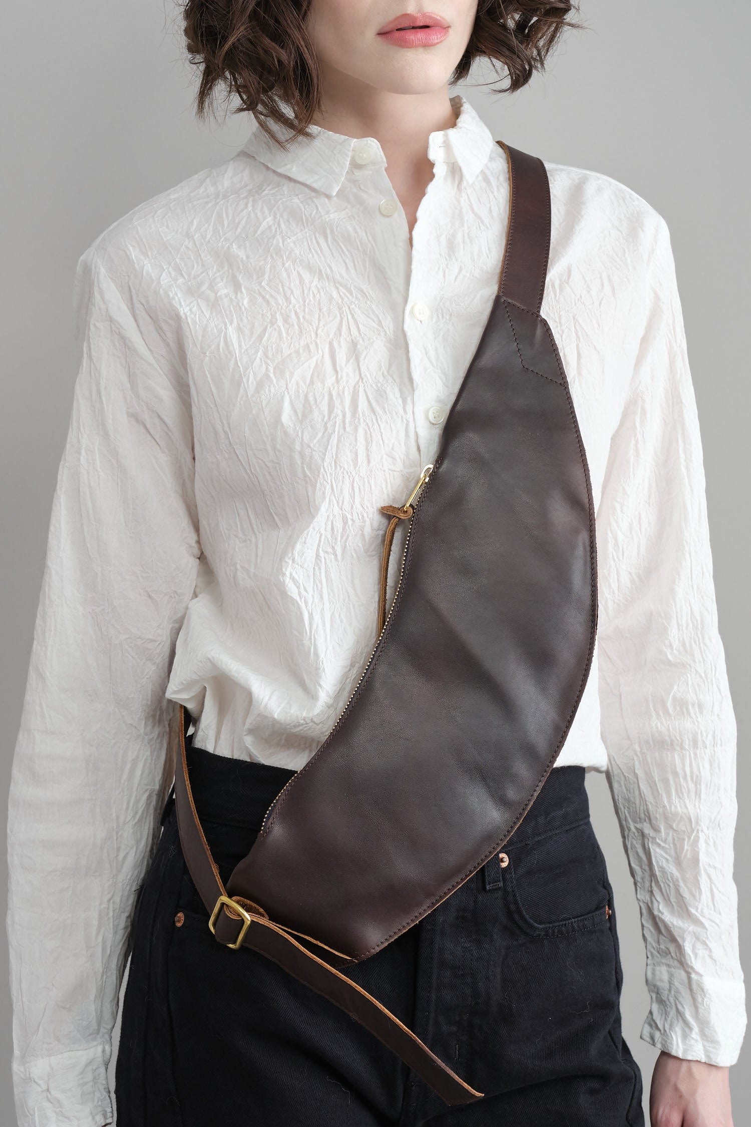 Sling Pouch in Walnut
