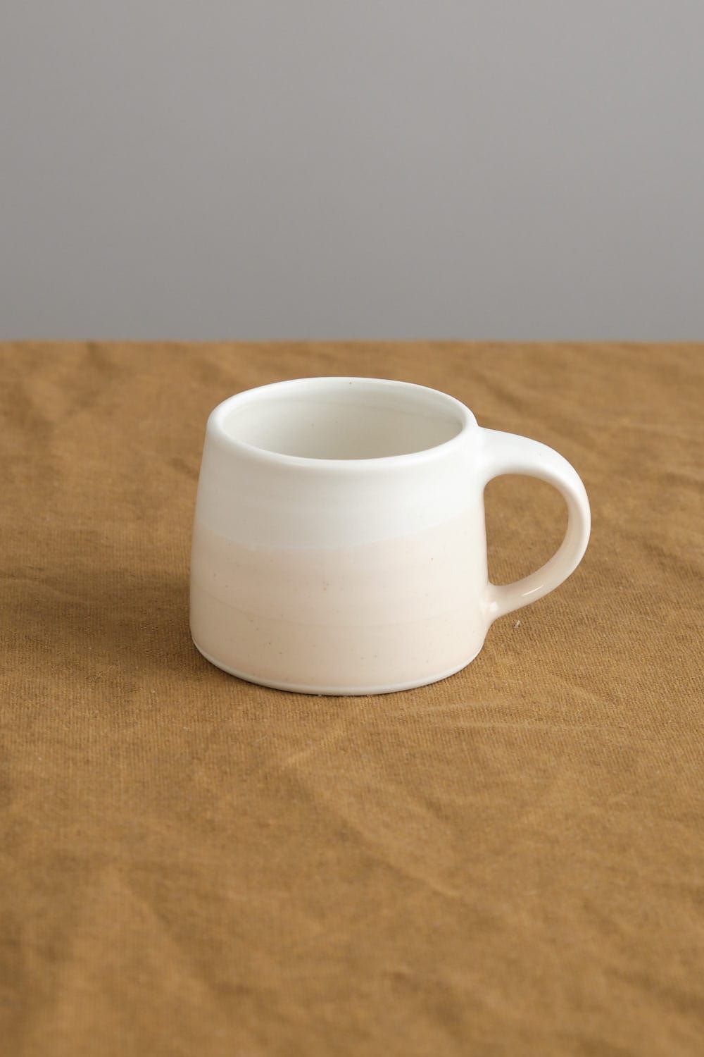 Kinto Home CoffeeTea 4 oz Slow Coffee Style Mug White x Pink Beige
