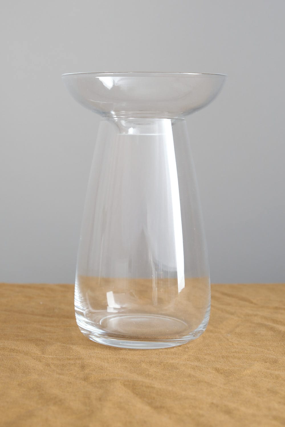 Kinto Home Kitchen Vases Large Aqua Culture Vase Clear / 4.8" D X 7.6" H
