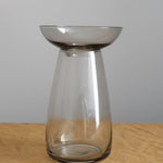 Kinto Home Kitchen Vases Large Aqua Culture Vase Gray / 4.8" D X 7.6" H