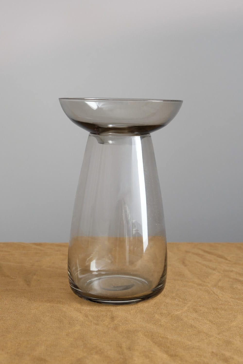 Kinto Home Kitchen Vases Large Aqua Culture Vase Gray / 4.8" D X 7.6" H
