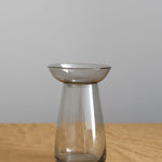 Small Aqua Culture Vase gray
