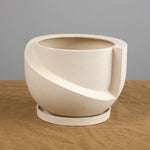 Light + Ladder Home Planters Small Vayu Planter in Sand Sand / 7.75” L X 7.75” W X 5” H