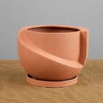 Light + Ladder Home Planters Small Vayu Planter in Terracotta Terracotta / 7.75” L X 7.75” W X 5” H