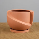 Light + Ladder Home Planters Small Vayu Planter in Terracotta Terracotta / 7.75” L X 7.75” W X 5” H