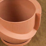 Light + Ladder Home Planters Small Vayu Planter in Terracotta Terracotta / 7.75” L X 7.75” W X 5” H
