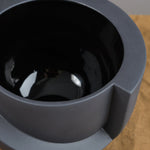 Light + Ladder Home Planters Small Vayu Planter in Coal Coal / 7.75” L X 7.75” W X 5” H