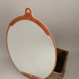 Lostine Home Mirrors Fairmount Long Oval Mirror Leather / 20" W x 38" H