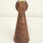 Lostine Home Candle Holders Bella Candle Holder in Black Walnut Black Walnut / 9" H X 3.5" Dia