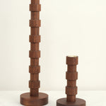 Lostine wooden candle holders 