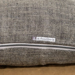Maison De Vacances Home Pillows 16" X 24" Chinee Canvas Rustique Cushion Naturel/Noir / 16" X 24"