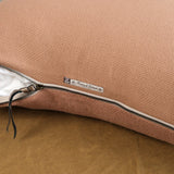 Maison De Vacances Home Pillows 16" X 24" Canvas Vice Versa Cushion in Argile Argile / 16" X 24"