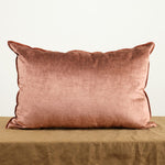 Maison De Vacances Home Pillows 16" X 24" Royal Velvet Vice Versa Cushion in Argile Argile / 16" X 24"