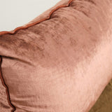 Maison De Vacances Home Pillows 16" X 24" Royal Velvet Vice Versa Cushion in Argile Argile / 16" X 24"