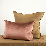 Maison De Vacances Home Pillows 16" X 24" Royal Velvet Vice Versa Cushion in Argile Argile / 16" X 24"