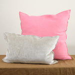 Maison De Vacances Home Pillows 16" X 24" Royal Velvet Vice Versa Cushion in Ciment Ciment / 16" X 24"