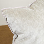 Maison De Vacances Home Pillows 16" X 24" Royal Velvet Vice Versa Cushion in Ciment Ciment / 16" X 24"